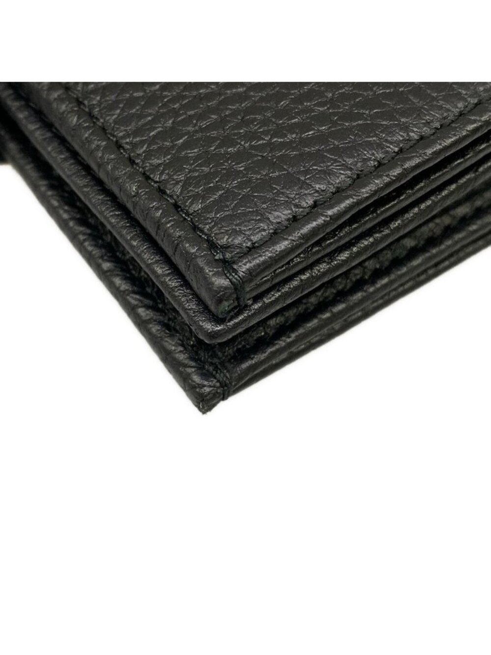 Gucci Bifold Wallet Jackie Black Silver Leather - Picture 6 of 10